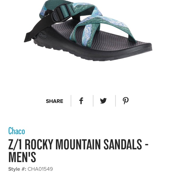 Chaco | Shoes | New Chaco Z Mens Rocky Mountain National Park Sandals 75 |  Poshmark
